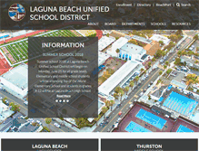 Tablet Screenshot of lbusd.org
